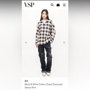 R13 Oversized Plaid😎